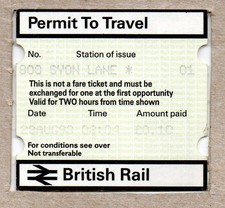 Syon Lane 01 - PERTIS Permit to Travel - Brentford TW7 now South Western Railway