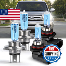 SHENKENUO Toyota Tundra 2000-2006 Headlight Fog Bulb Combo Pack 4 High Low Beam