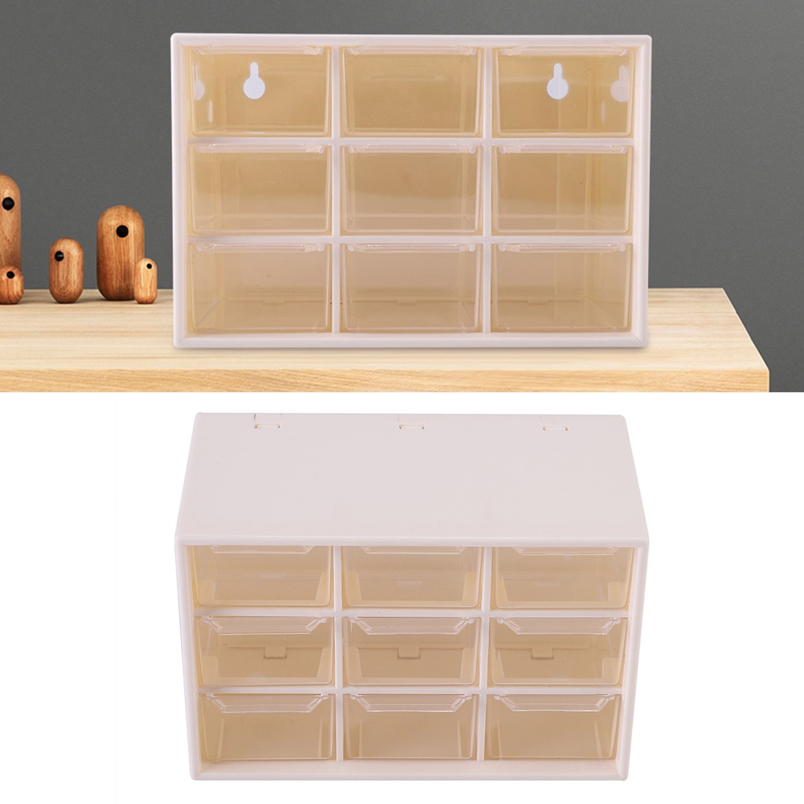 Portable Plastic Desktop Drawer Compact Organizer For Jewelry