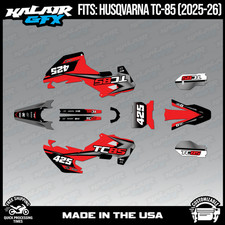 Graphics Kit for Husqvarna TC85 (2025-2026) Screech Series - RED