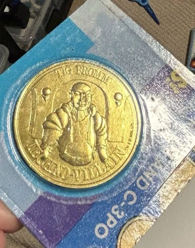 Star Wars: Droids Tig Fromm Sealed Cut Card Gold Coin Kenner 1985