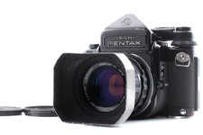  Near MINT Pentax 6x7 67 TTL Mirror Up SMC TAKUMAR 105mm f/2.4 Lens From JAPAN