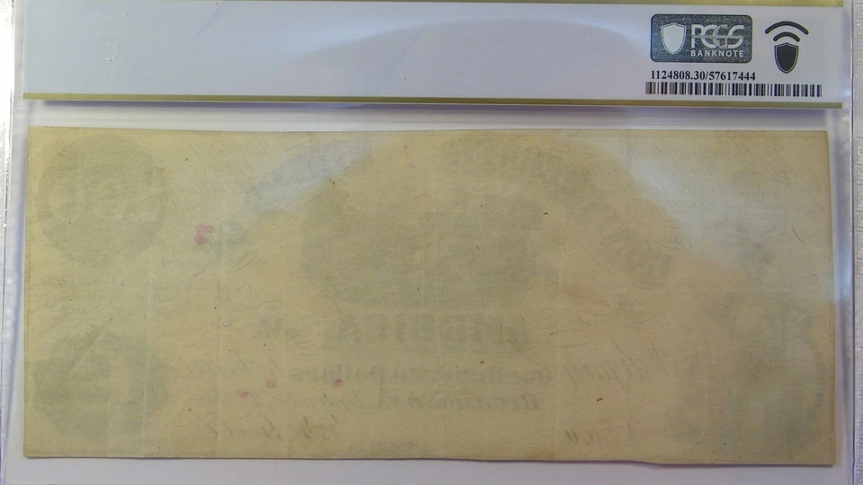 1861 Confederate States of America 100 Dollar Note T-13 PCGS 30 Very Fine - Image 2 of 2
