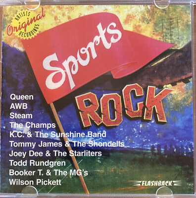 Sports Rock [Rhino Flashback] by Various Artists (CD, Jun-1997, Rhino Flashback
