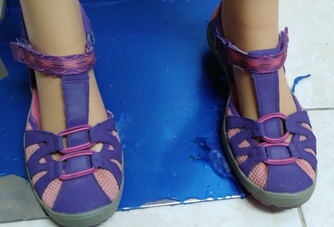 Sandali Merrell bambina taglia 5 W punta chiusa viola rosa