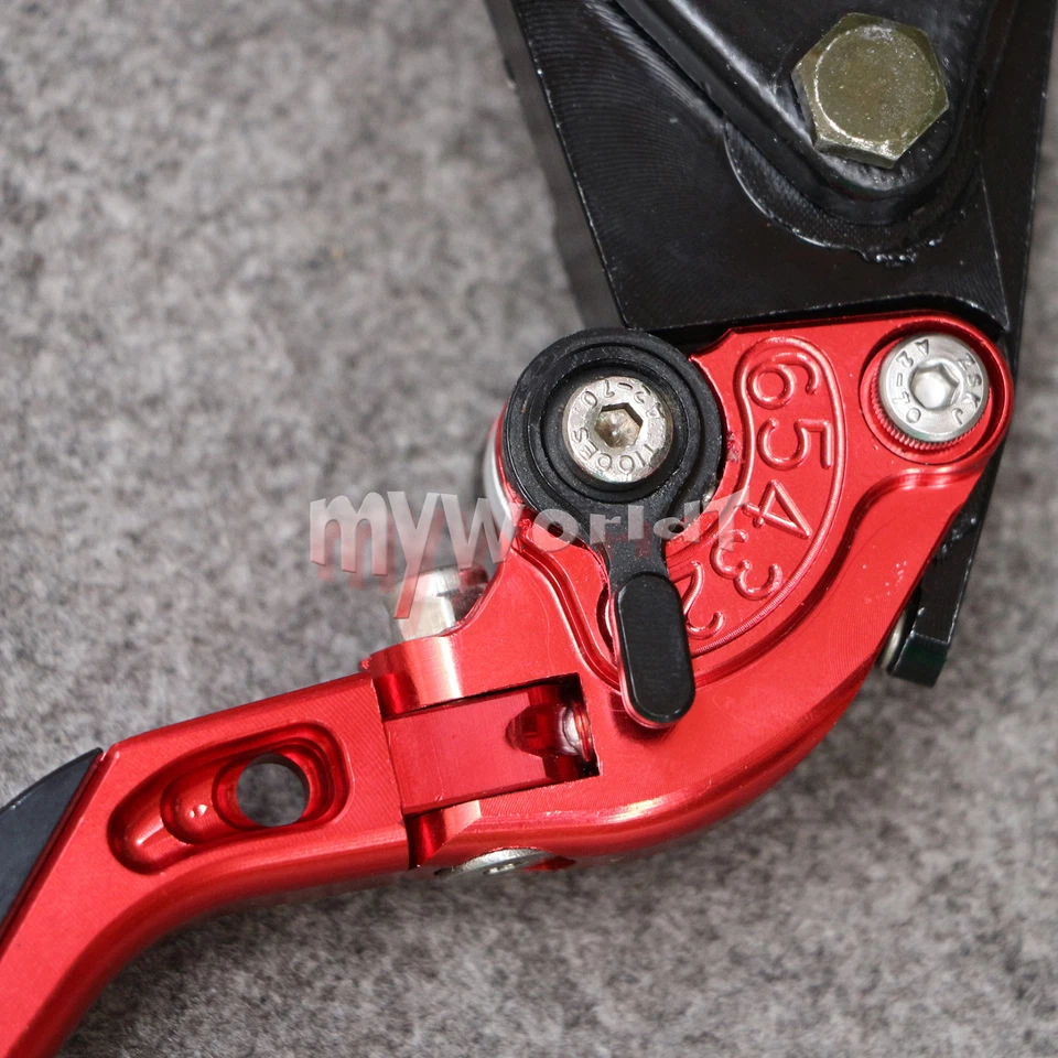 Juego de palancas de freno de embrague de 7/8"" cilindro maestro depósito apto para KAWASAKI Foto 4 de 4