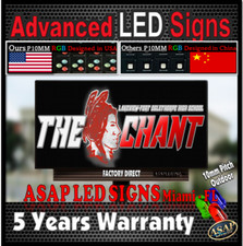 Full Color LED Sign with Wi-Fi - 57" x 101" - Made in USA