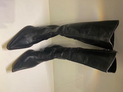 Gianni Bravo stivali donna tg37 colore nero tacco bacco ottimo usato