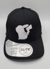 Pokemon Pikachu White Silhouette Snapback Hat Bioworld Elite Flex OSF New B-2 