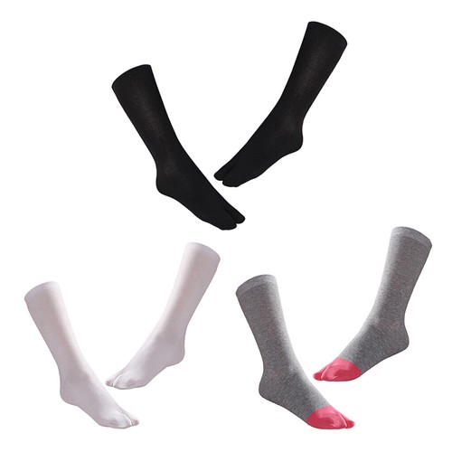 Lot De 6 Paires De Chaussettes Tabi à Orteils En Coton