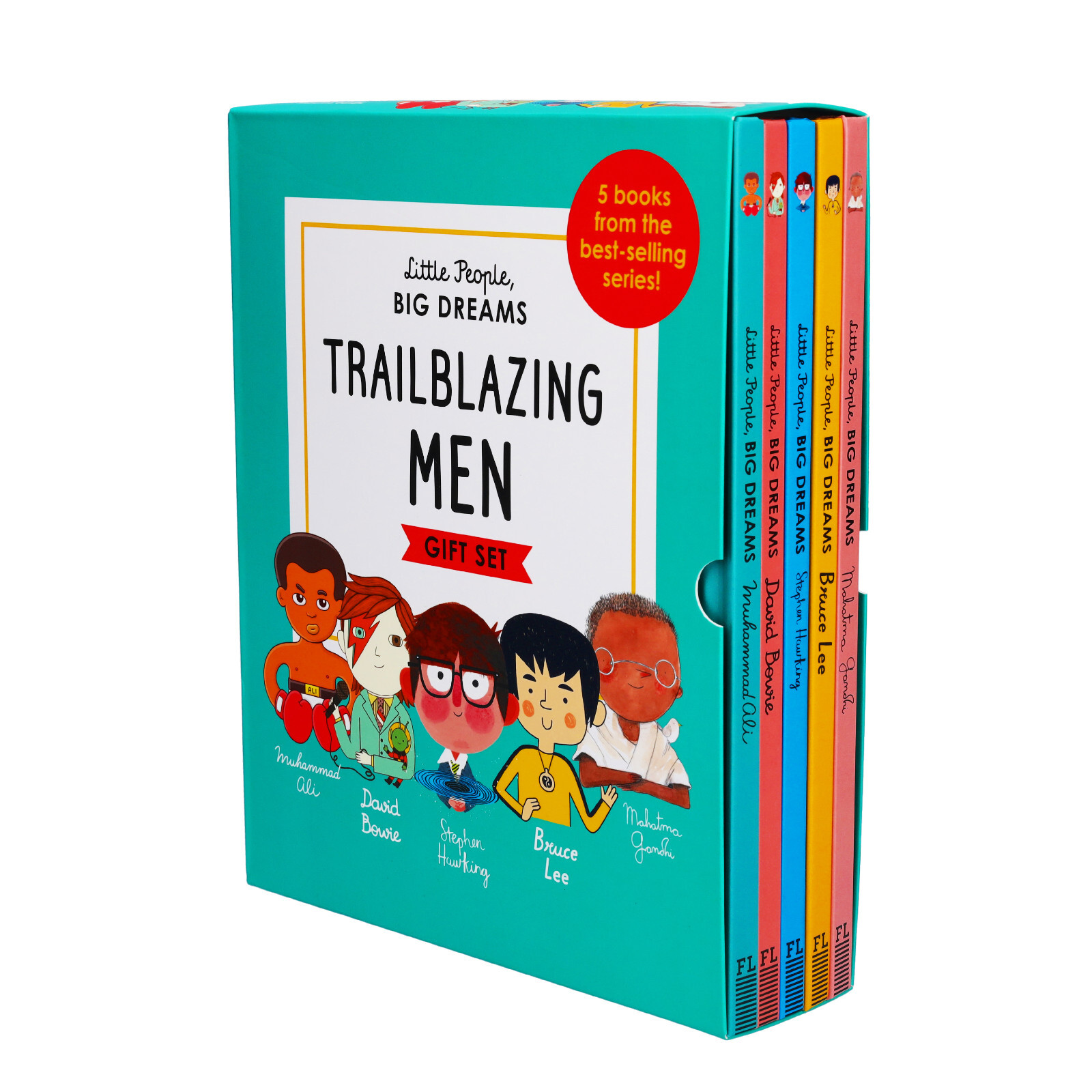 Little People, Big Dreams Trailblazing Men 5 Books - Ages 7-9 - Hardback