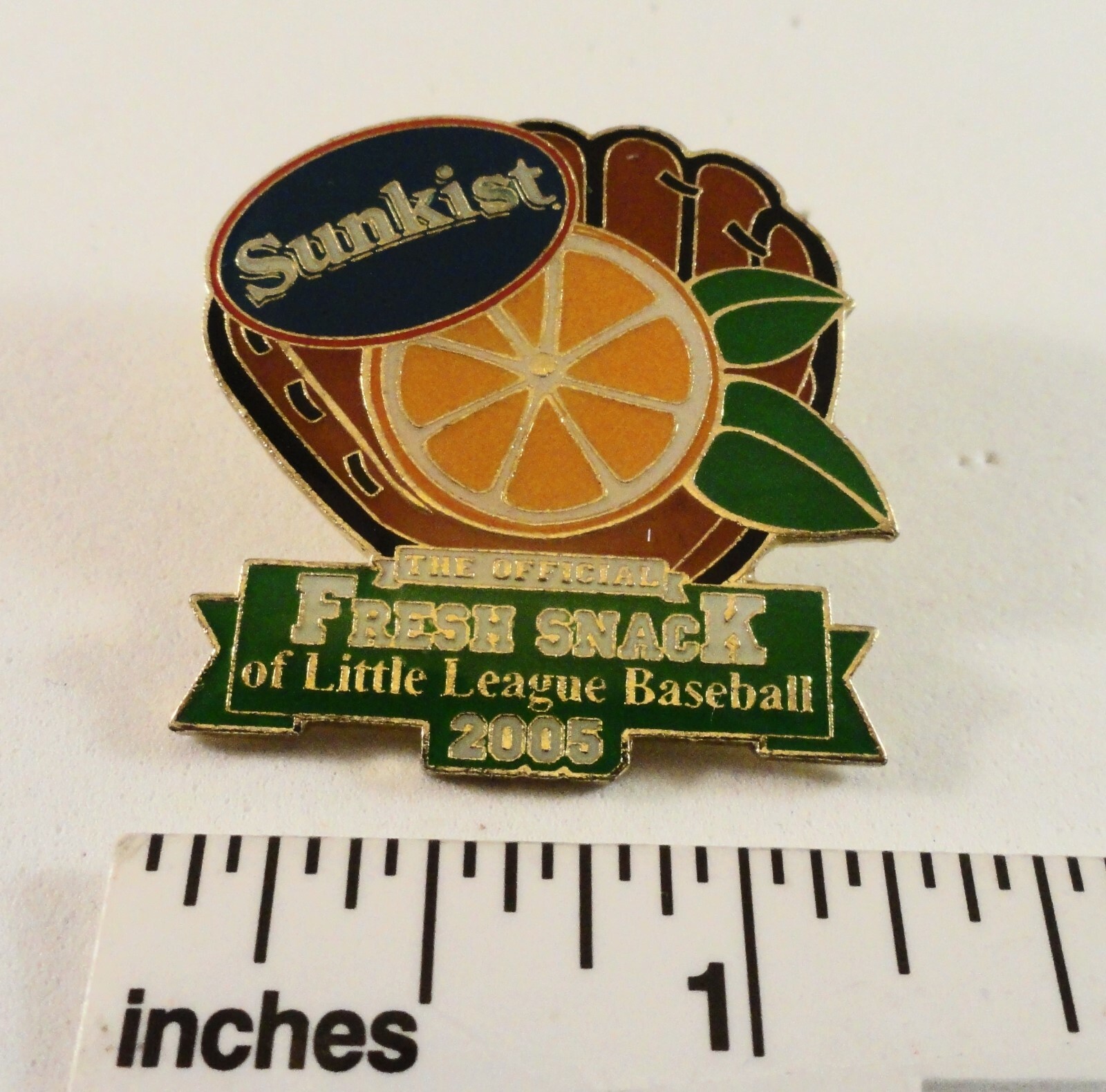 Little League Baseball Pin(s)(3) Sunkist 2004 2005 2009 Official
