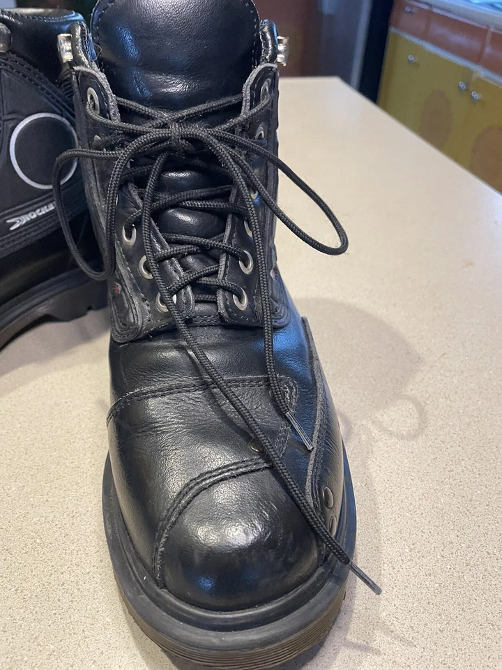 Botas de motocicleta Joe Rocket Orbit negras para mujer talla 7 con cordones para montar Rumania Foto 3 de 4