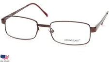 Looking Glass 6762 MATTE BROWN EYEGLASSES GLASSES 55-19-145mm (DISPLAY MODEL)