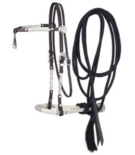 Tough 1 Bosal Royal King Futurity Ferrules Show Horse Dark Oil 45-292