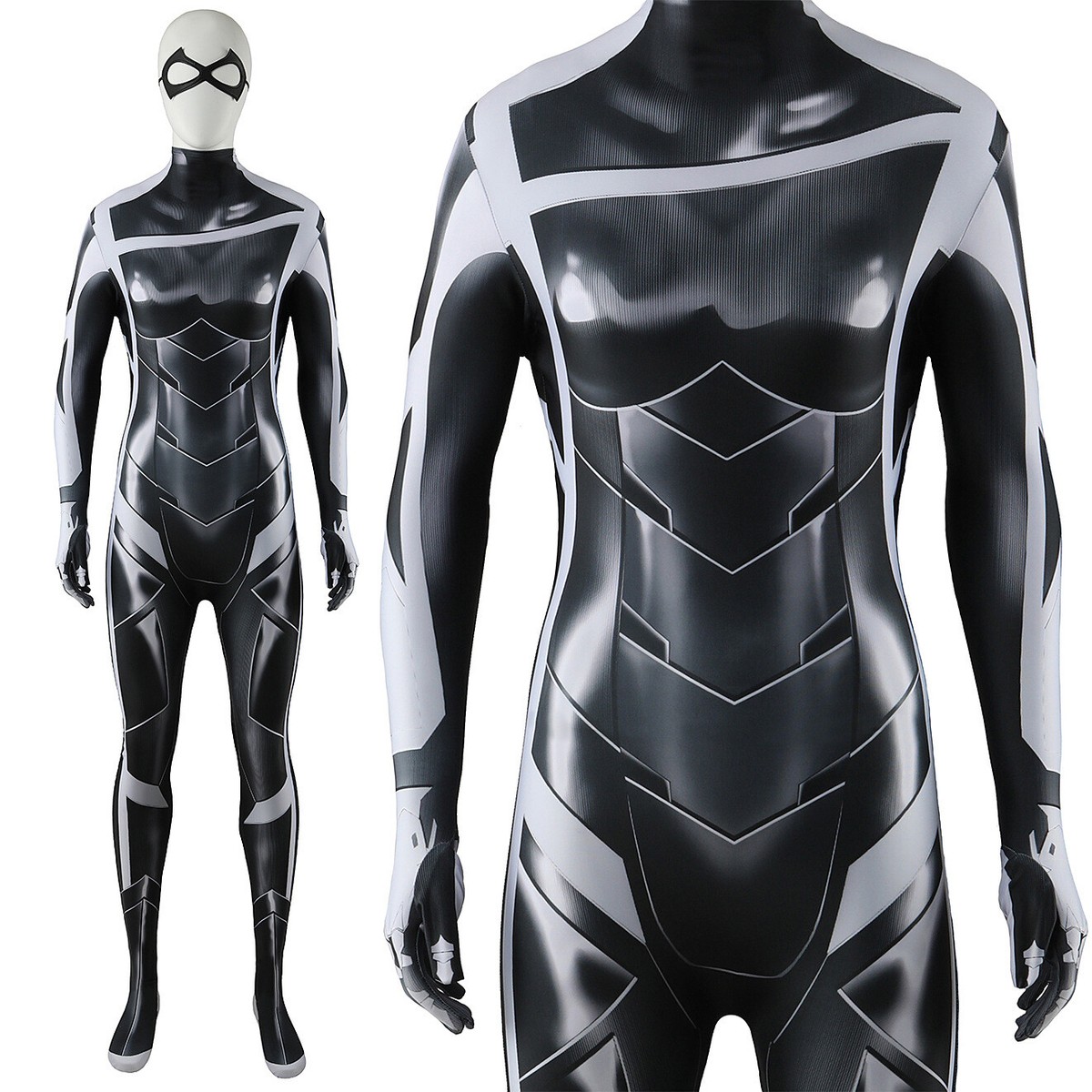 Black Cat Jumpsuit Felicia Hardy Bodysuit Cosplay Costume
