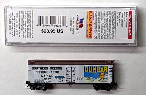MTL Micro-Trains 04900946 49946 Dunbar Pears SORC 5857 madera refrigerador coche | Zustand: New