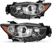 JSBOYAT Headlight Assembly for 2013-2016 Mazda CX-5 Halogen OEM Replacement