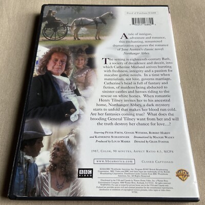 Jane Austen's Northanger Abbey (DVD BBC 1987) 18th Cen Drama Peter