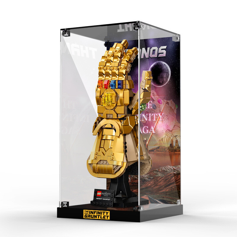 Display Case for LEGO 76191 Marvel Infinity Gauntlet Premium