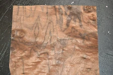 Walnut Burl Raw Wood Veneer Sheet 6.5 x 11 inches 1/42nd thick           2307-15
