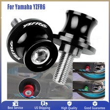 NEW Motorcycle CNC Swingarm Spools Slider Stand Screws For Yamaha YZF R6 Black