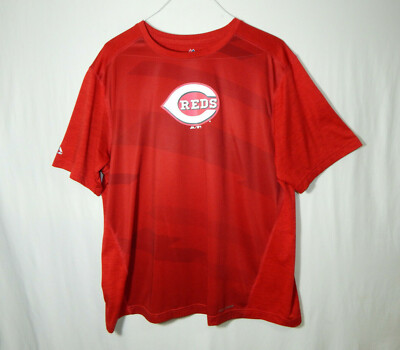 Cincinnati Reds MLB Baseball Majestic Cool base T Shirt Size Extra Large XL 