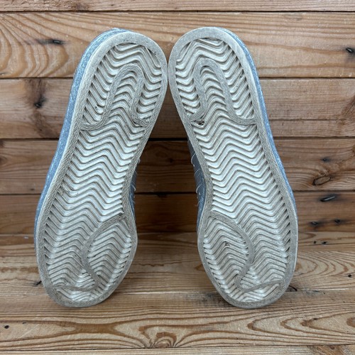 Adidas Trainers Womens UK 4 Superstar 80s Metallic Silver Originals Shoes - Picture 7 of 13