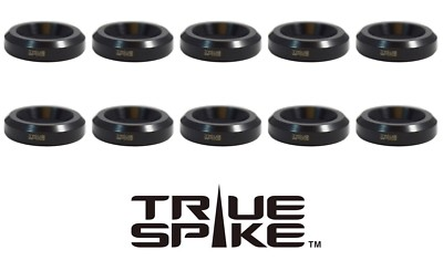 #ad #ad 32 PC TRUE SPIKE LUG NUTS FLAT SEAT WHEEL ADAPTER WASHER TO 60 DEGREE TAPERED $109.88