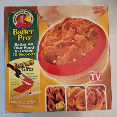 Batter Pro System Chef Reece Williams w/BONUS Adjustable Knife & Whisk