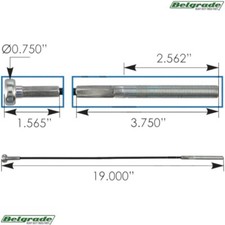 172.46190MC Cable Air Tank Mounting 19in Replaces 12-22117-000