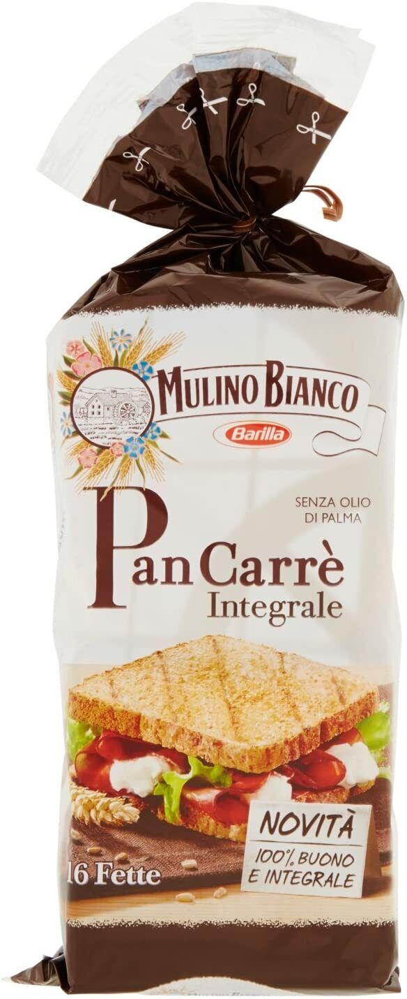 Mulino Bianco Pan Carre' Integrale, 315g