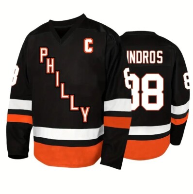 Custom Youth/Men Lindros #88 Hockey Jersey Sewn Any Name&Number Original Design