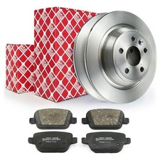 Febi Bremsscheiben Bremsbeläge hinten 302 mm für Ford Mondeo S-Max Galaxy Focus