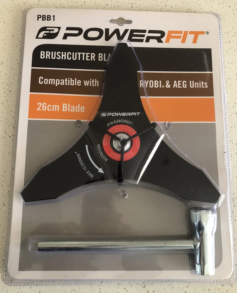 Powerfit Brush cutter Blade Fits Ryobi AEG Brushcutter Blade FREE POSTAGE