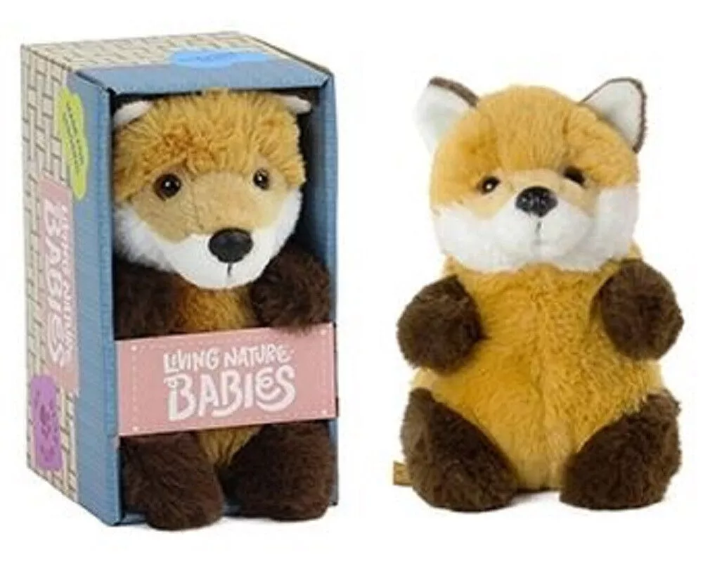 Living Nature B b Renard AN576 Peluche Marron Nounours Mignon C liner