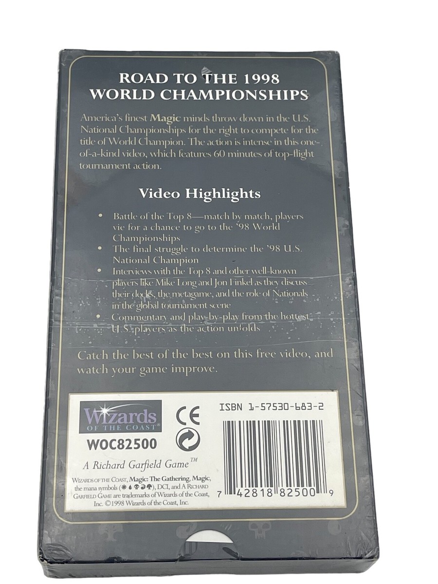 VTG Magic Gathering 98 World Championship MTG Limited Edition 