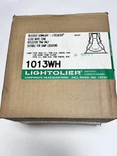Lightolier Recessed Downlight White Reflector 1013wh