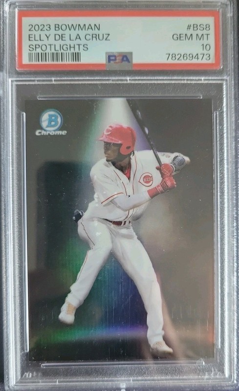 Elly De La Cruz 2023 Bowman Chrome Spotlights #BS-8 PSA 10 Cincinnati Reds