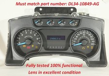 2013 Ford F-150 2WD Instrument Panel Cluster Speedometer DL34-10849-AG 274K