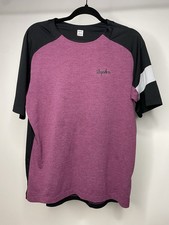 Rapha Trail Tech Tee T-Shirt Cycling Men's Medium Lightweight Short Slv Purple