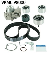 Kit pompa acqua e cinghia distribuzione SKF VKMC 98000 per SUBARU
