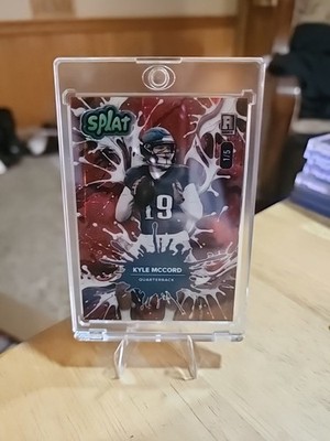 2025 Wild Card Kyle McCord Splat Rookie Red Football Card #1/5