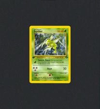 Scyther 1999 Pokemon Jungle 1st Edition 2664  RARE  Gem Mint G2U