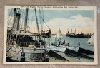 WW1 San Pedro California CA Los Angeles Harbor Submarines Vintage Postcard