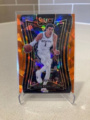 🔥Victor Wembanyama Select Orange Cracked Ice /275 Mezzanine Spurs Playoff Win🔥