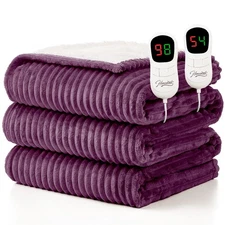 Electric Heated Blanket Queen Size - 84"x90" Heating Blanket Queen Size Dual ...