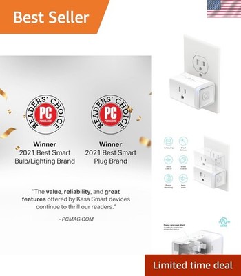 Compact Smart Plug with Energy Monitoring for Safe Home Automation Solutions