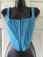 Blue Corset Top With Tags Size 14