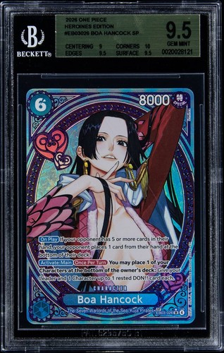 Boa Hancock (SP Card) graded BGS 9.5 for sale on eBay